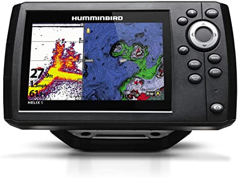 A Humminbird Fishfinder -  Gift Over $200
Humminbird 410210-1 HELIX 5 CHIRP GPS G2 Fish finder , Black
