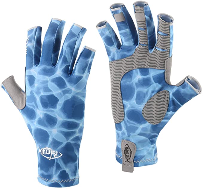 Paddle Gloves-Palmyth UV Protection Fishing Fingerless Gloves UPF50+ Sun Gloves Men Women for Kayaking, Hiking, Paddling, Driving, Canoeing, Rowing