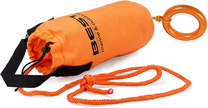 Water Rescue Throw Bag with 70ft Rope - Gift Under $50

Best Marine Water Rescue Throw Bag with 70ft Rope. Throwable Safety Device for Kayaking, Boating, Lifeguard & Ice Fishing Emergency Kit. Boat & Kayak Accessories. Search & Rescue Gear Equipment