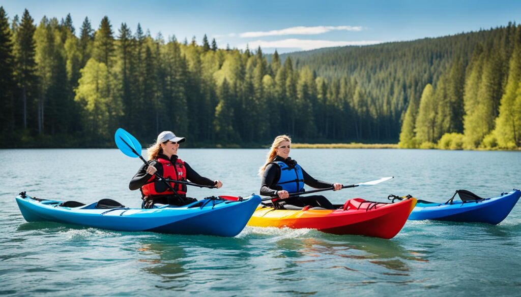 different types of kayaks