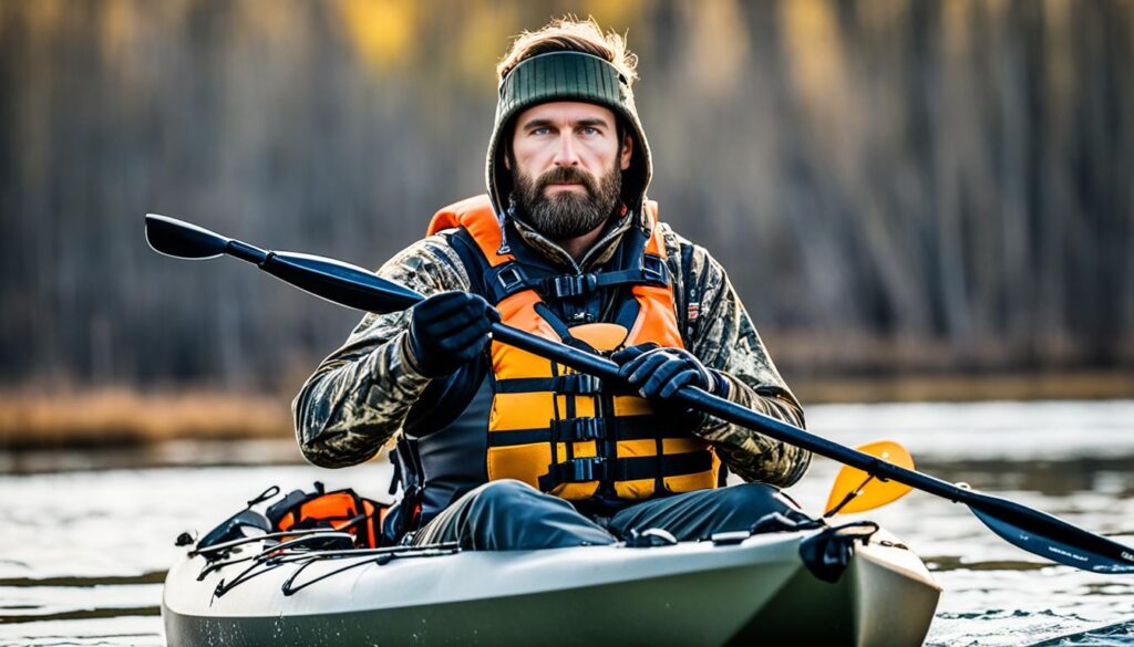 kayak hunting gear