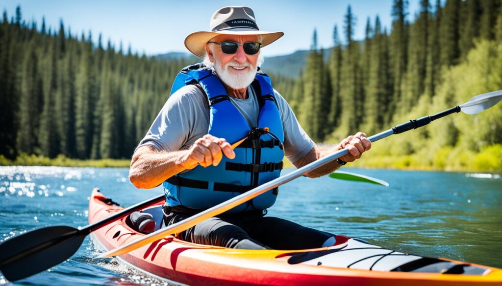 senior kayaking equipment